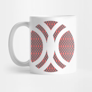 Geometric pattern elegant pink summer Mug